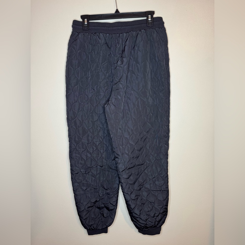 Sandy Liang Quilted Nylon Jogger Pants Black Women's M - Picture 5 of 5